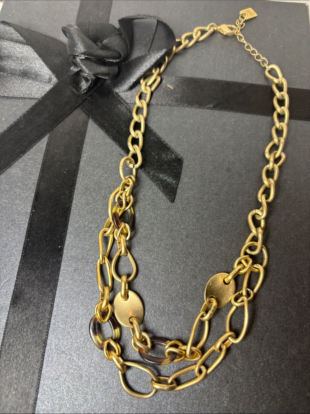 Nine West Gold-Tone Layered Chain Necklace - Women Jewelry